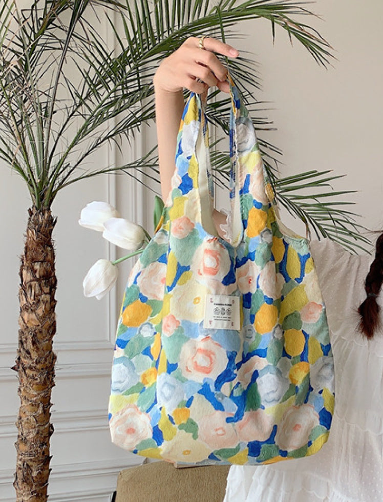 Tote Bag Flores Azul Ref. 936