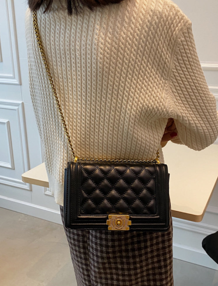 Bolso Clásico Acolchado Negro Ref. 963