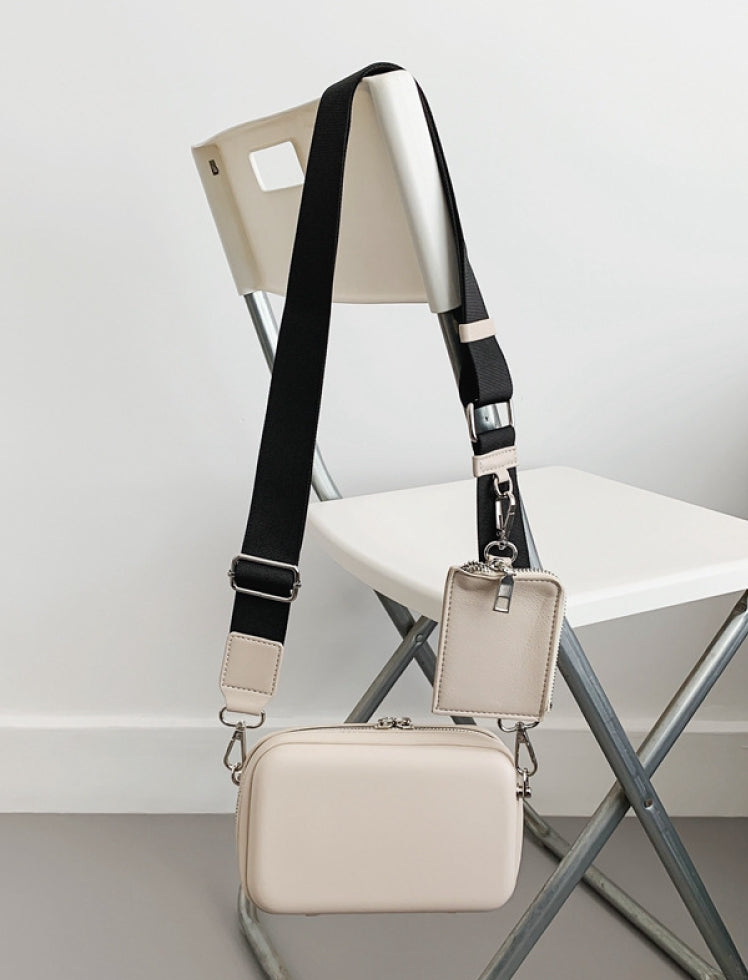 Bolso Mini Duo Crema Ref. 980