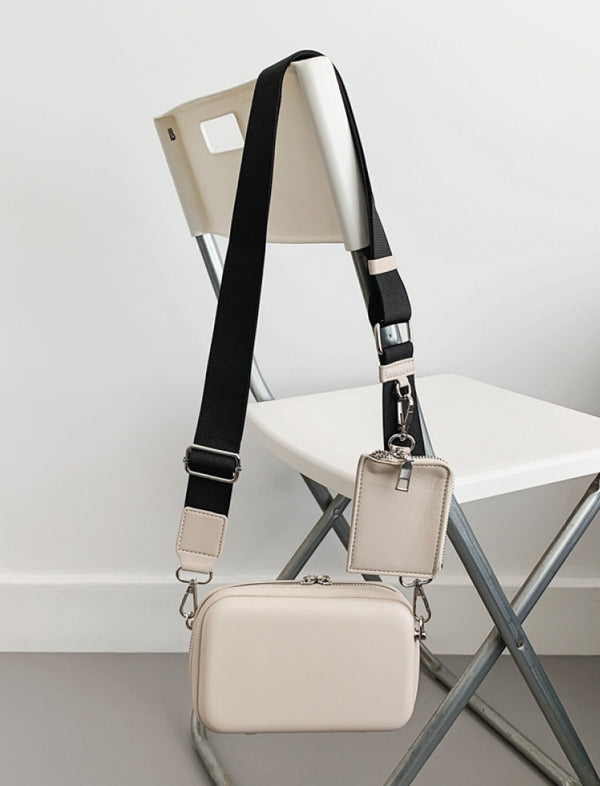 Bolso Mini Duo Crema Ref. 980