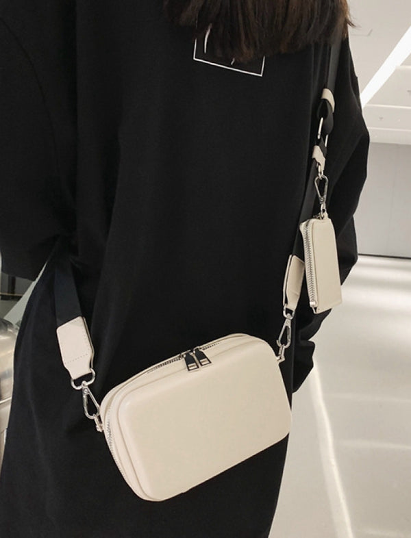 Bolso Mini Duo Crema Ref. 980