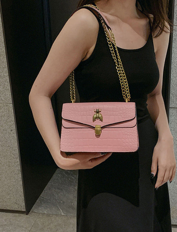 Bolso Clásico Abeja Rosado Ref. 988