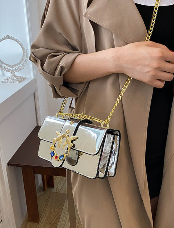 Bolso Plateado Ref. 989