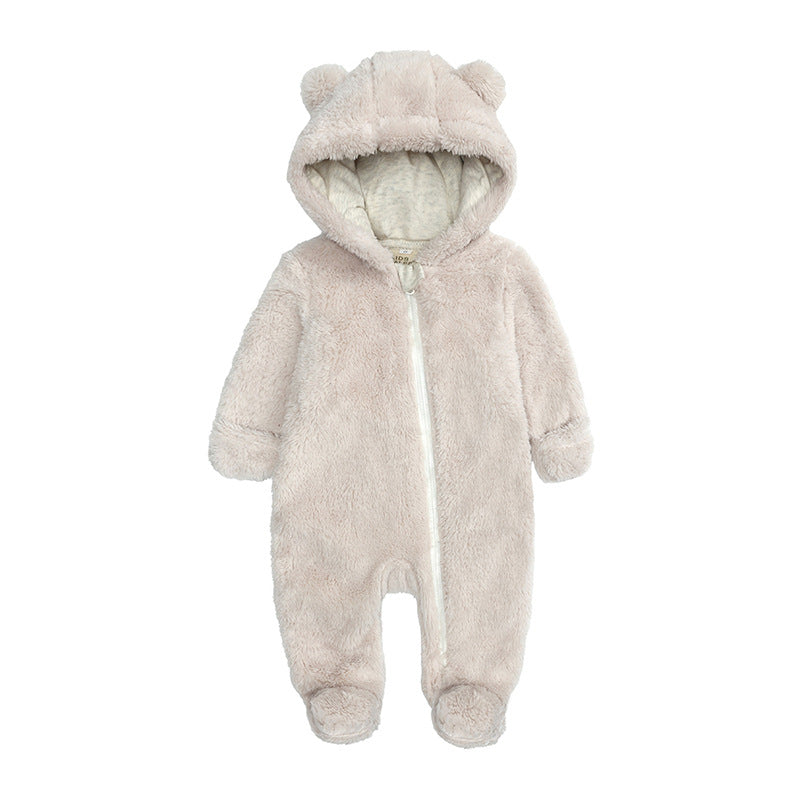 Enterizo Fluffy Lamb Beige Ref. HY2864