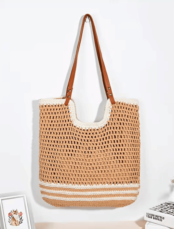 Tote Bag Seaside Chic Khaki Ref. A3004