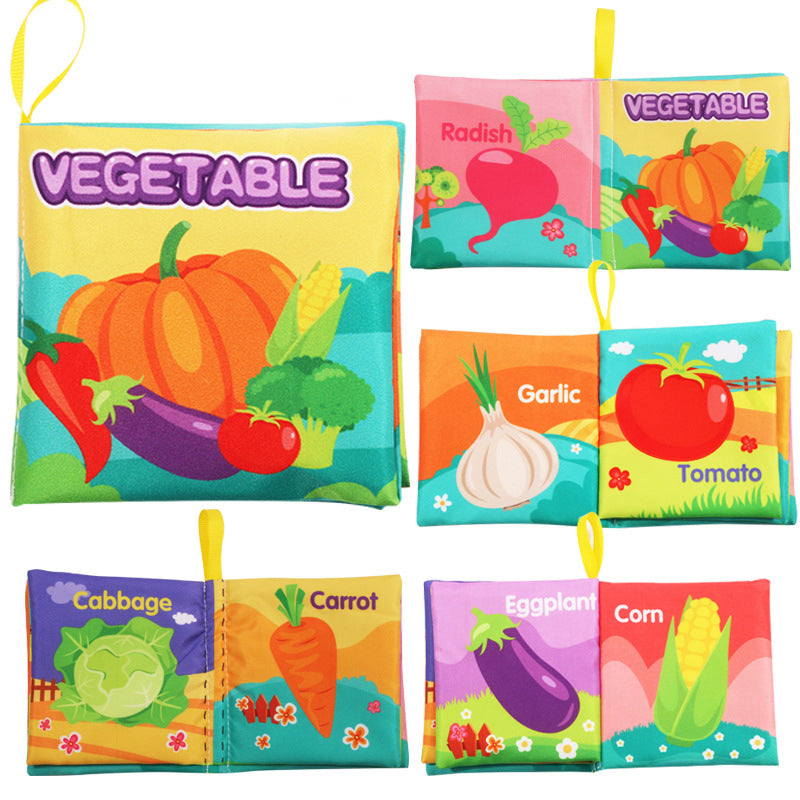 LIBRO DE TELA VERDURAS