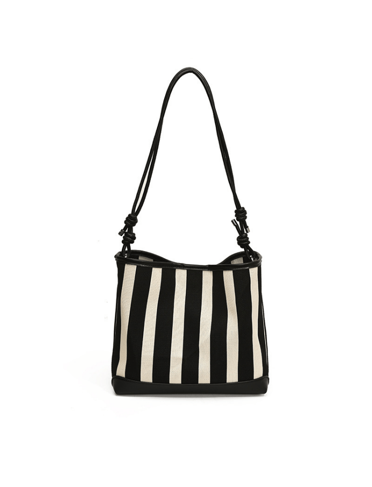Bolso Tote Bag Urban Stripes Negro Ref. 1368