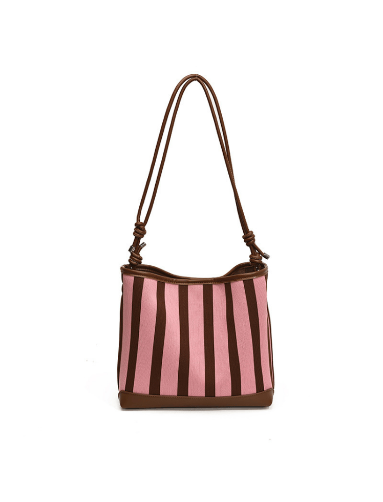 Bolso Tote Bag Urban Stripes Rosado Ref. 1368