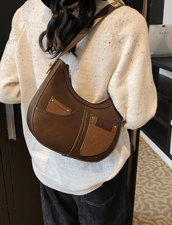Bolso Saddle Muse Café  Ref. 1517