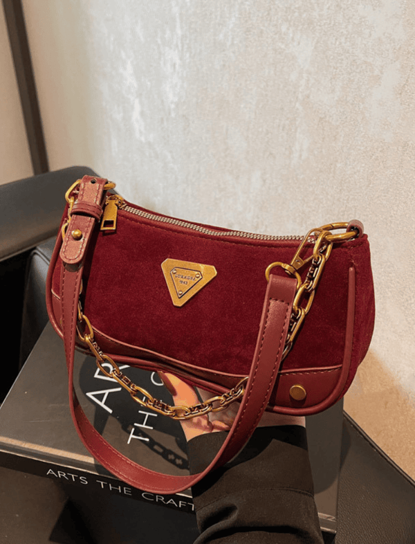 Bolso Velour Élan Rojo Ref. 1538