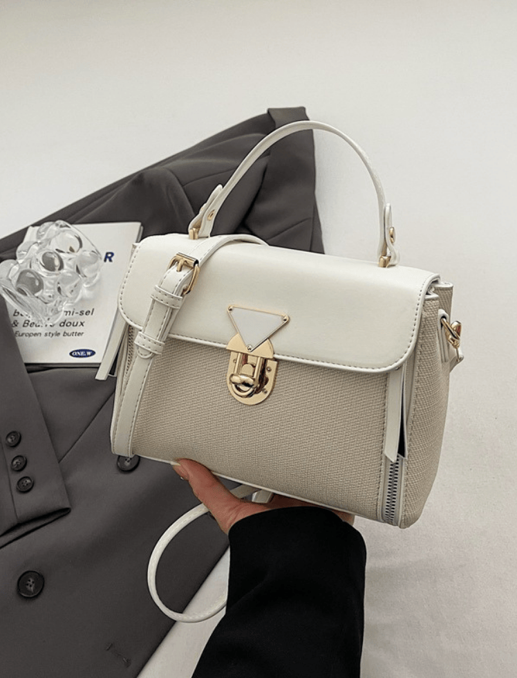 Bolso TriLock Satchel Blanco Ref. 1547