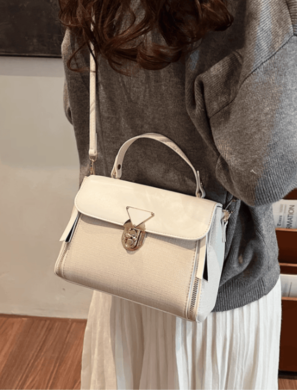 Bolso TriLock Satchel Blanco Ref. 1547