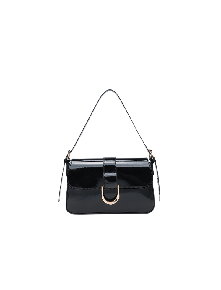Bolso Gloss Baguette Negro Ref. 1571