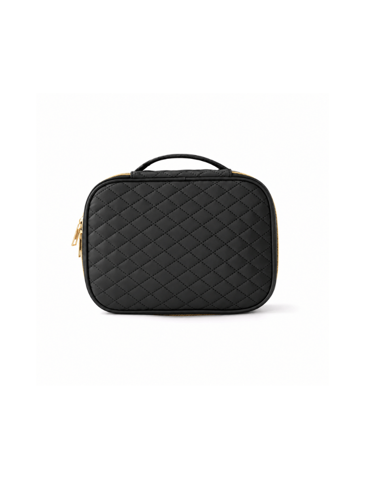 Cosmetiquera Quilted Organizer Negra Ref. B1584