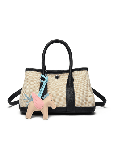Bolso Canvas Charm Negro Ref. 1597