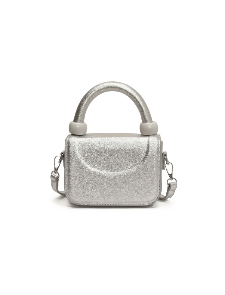 Bolso Bold Mini Cube Plateado Ref. 1612