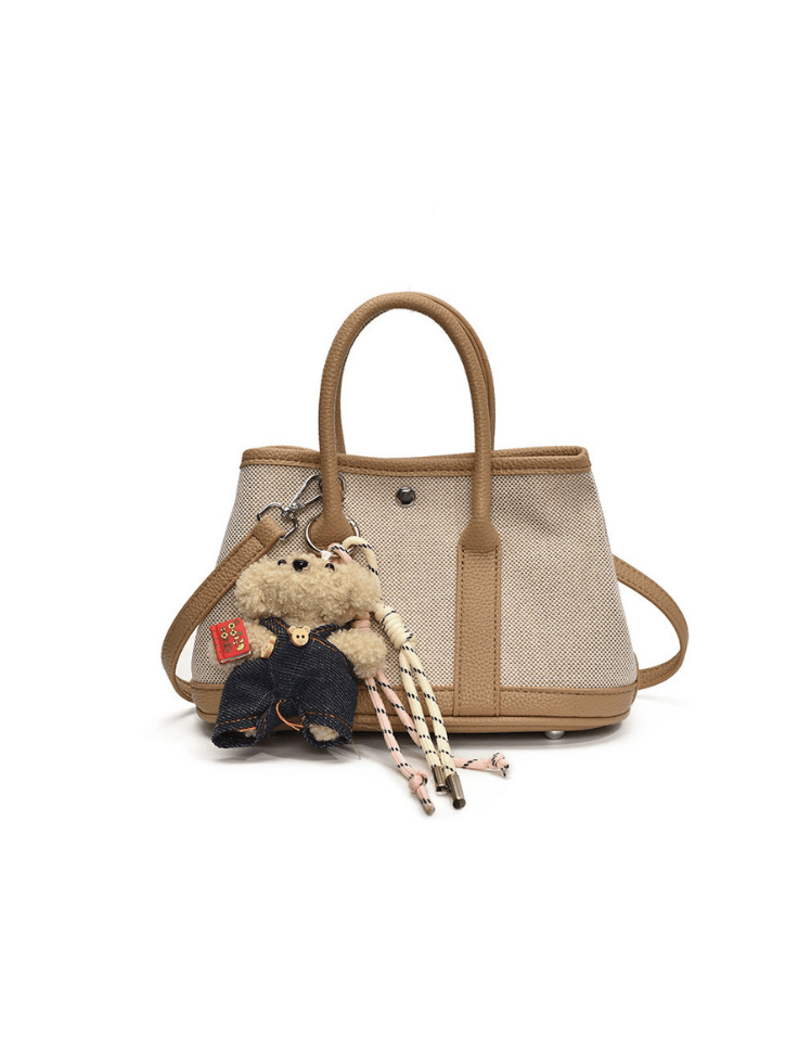 Bolso Tote Canvas Charm Kakhi Ref. 1624