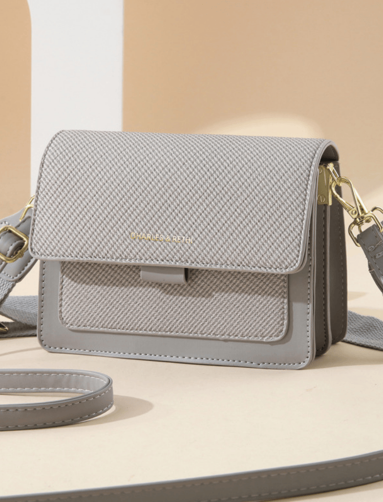 Bolso Classic Edge Crossbody Gris Ref. 1647