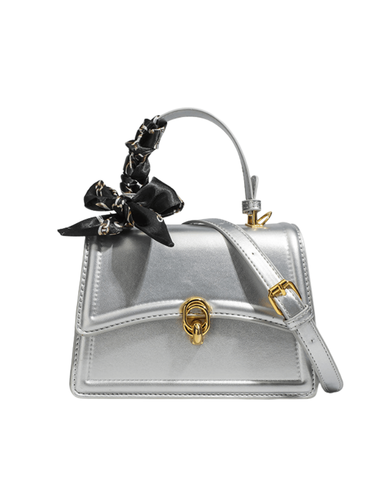 Bolso Scarf Accent Plateado Ref. 1654