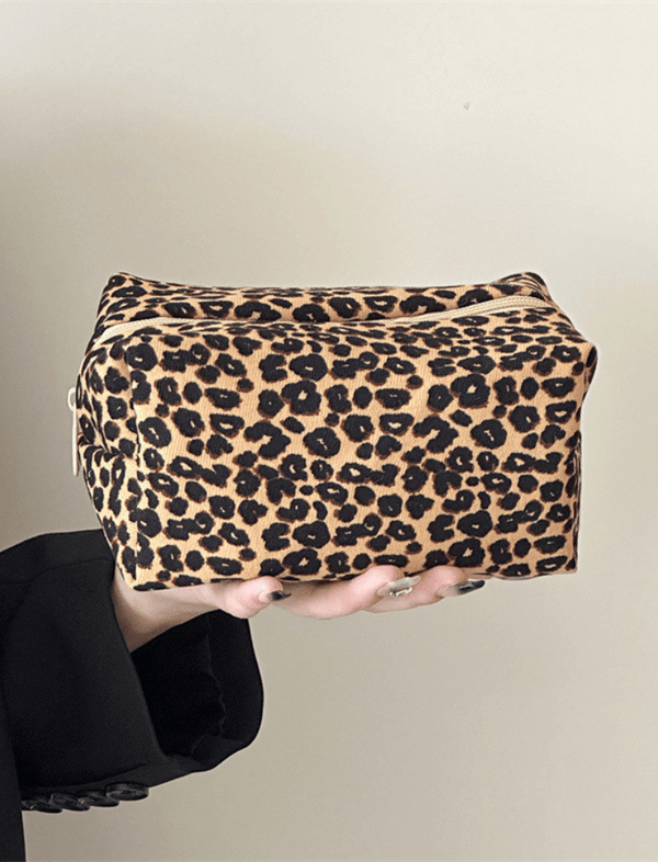 Cosmetiquera Sombra Leopard Khaki Ref. 1657