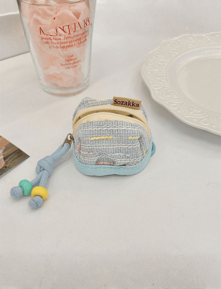 Billetera Mini Nudo Aura Azul Ref. B1659