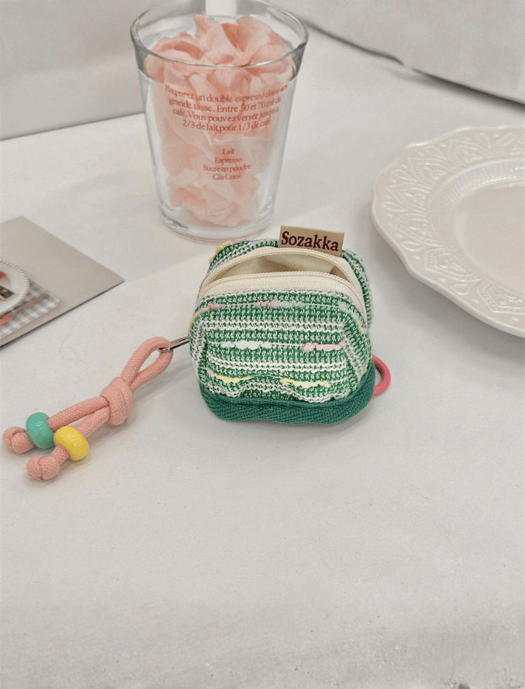 Billetera Mini Nudo Aura Verde Ref. B1659