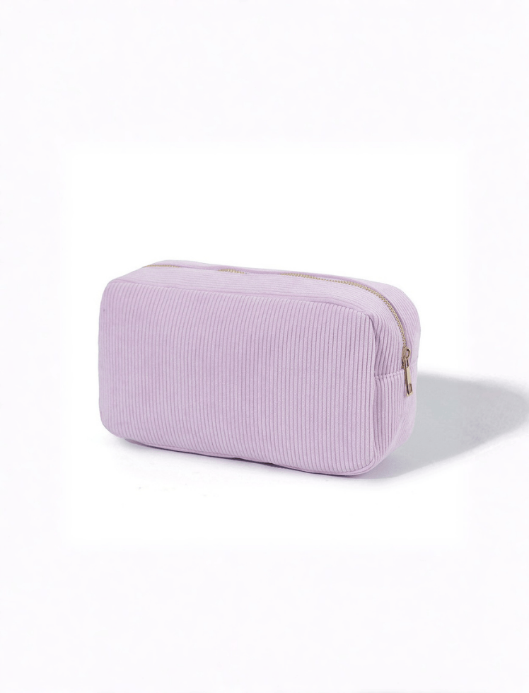 Cosmetiquera Corduroy Pouch Morado Ref. 1664