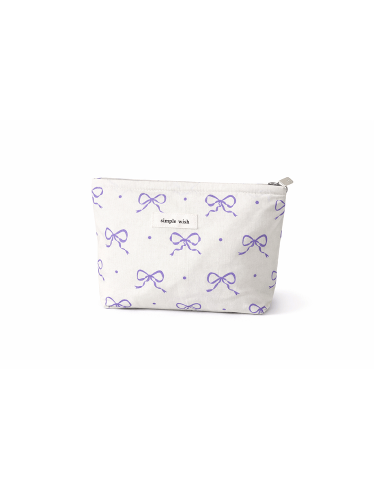 Cosmetiquera Floral Vintage Blanco Ref. B1665