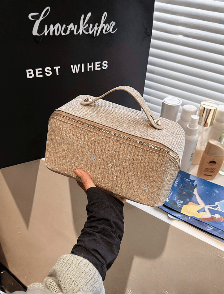 Cosmetiquera City Luxe Dorado Ref. 1673