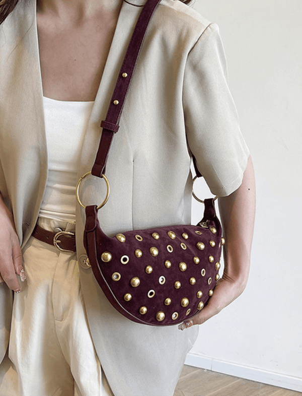 Bolso Luna Rebel Vino Tinto Ref. 1741