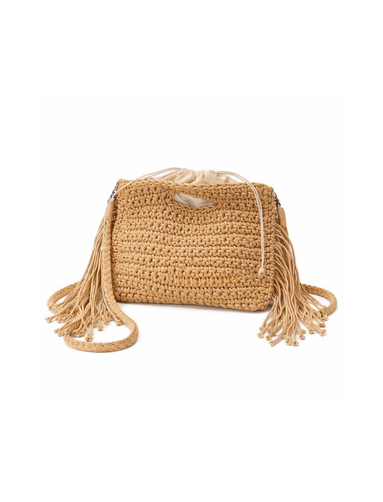 Bolso Boho Fringe Kakhi Ref. 1743