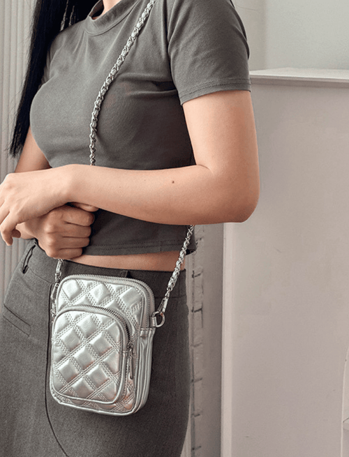 Bolso Midnight Elegance Gris Ref. B1755