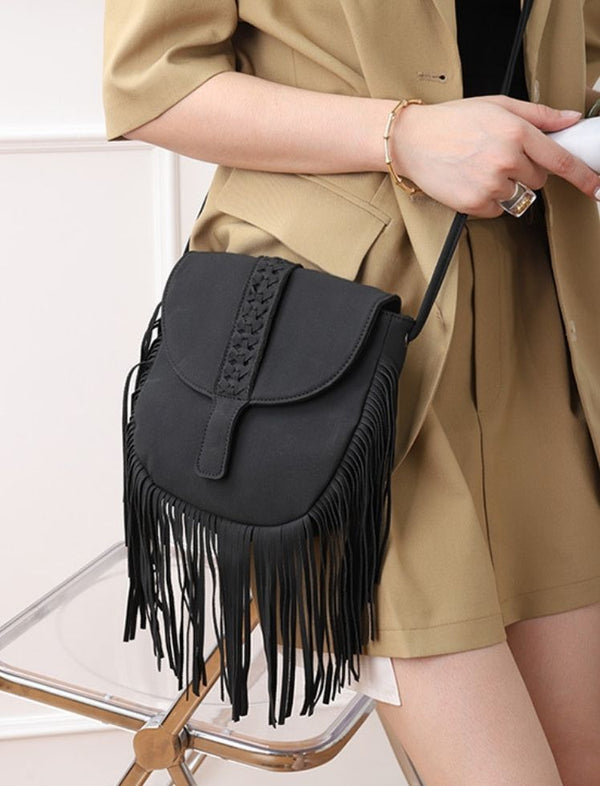 Bolso Midnight Fringe Negro Ref. B1761