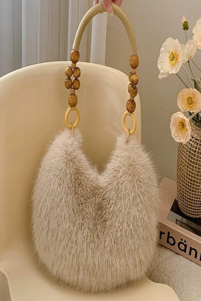 Bolso Fluffy Aura Beige Ref. B1789