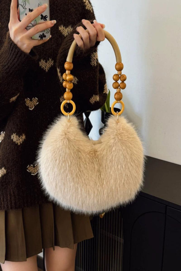Bolso Fluffy Aura Beige Ref. B1789