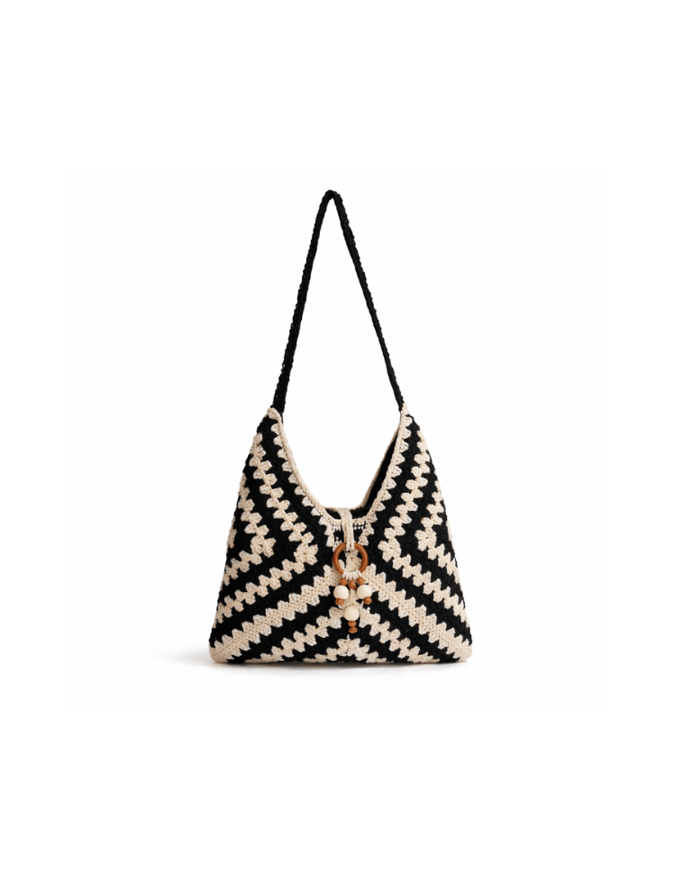 Tote bag Sahara Weave Negro Ref. 1790
