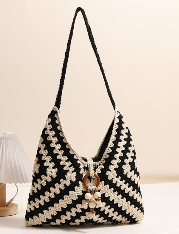 Tote bag Sahara Weave Negro Ref. 1790
