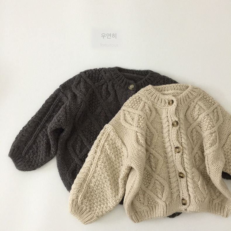 BUZO TEJIDO TRENZA BEIGE
