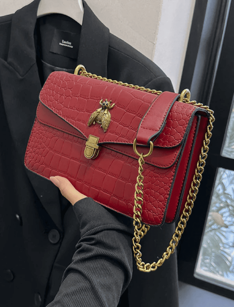 Bolso Clásico Abeja Rojo Ref. 988