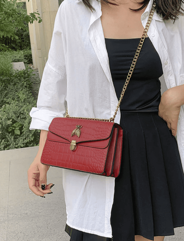 Bolso Clásico Abeja Rojo Ref. 988