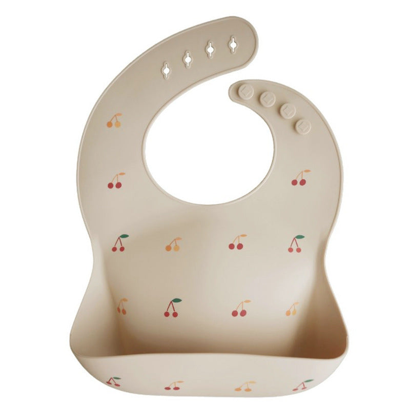 Babero Plastico Crema De Cerezas Ref. BA7