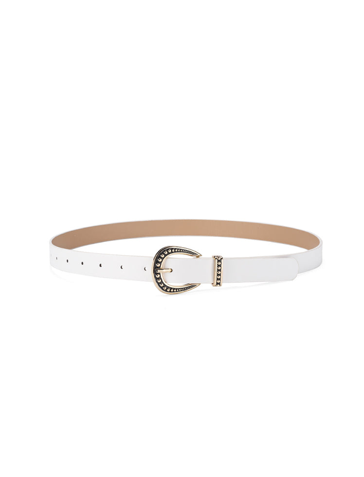 Correa Clásica Blanca Ref. BELT-31