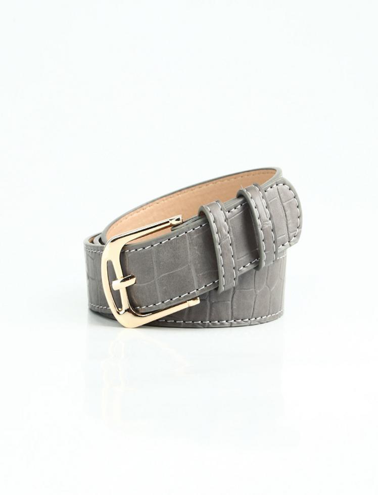 Correa Elegant Texture Gris Ref. BELT139