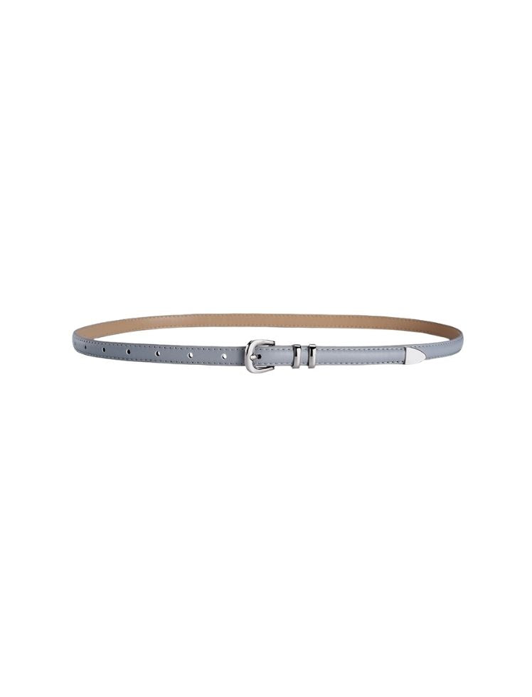 Correa Slim Minimal Chic Gris Ref. BELT45