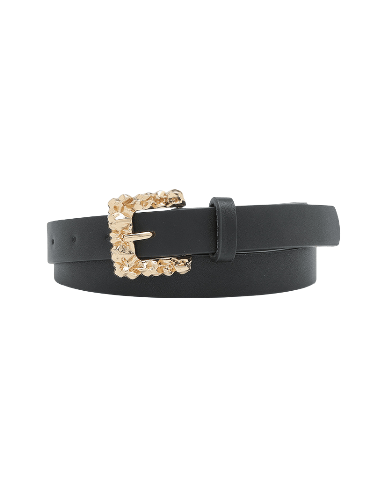 Correa Crystal Buckle Negro Ref. Belt-50