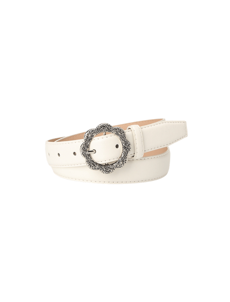 Correa Floral Vintage Touch Blanco Ref. BELT-68
