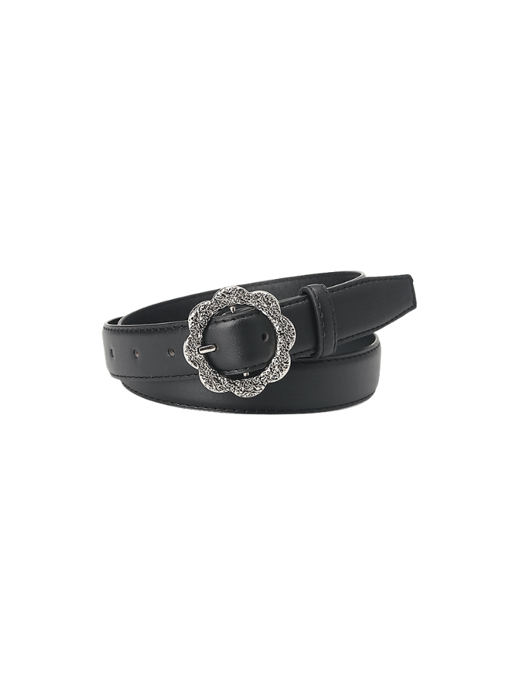 Correa Floral Vintage Touch Negro Ref. BELT-68