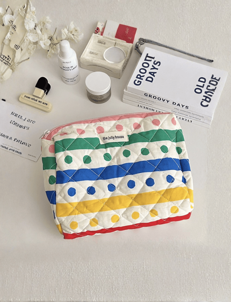 Cosmetiquera Jolly Vibes Multicolor Mediana Ref. C046