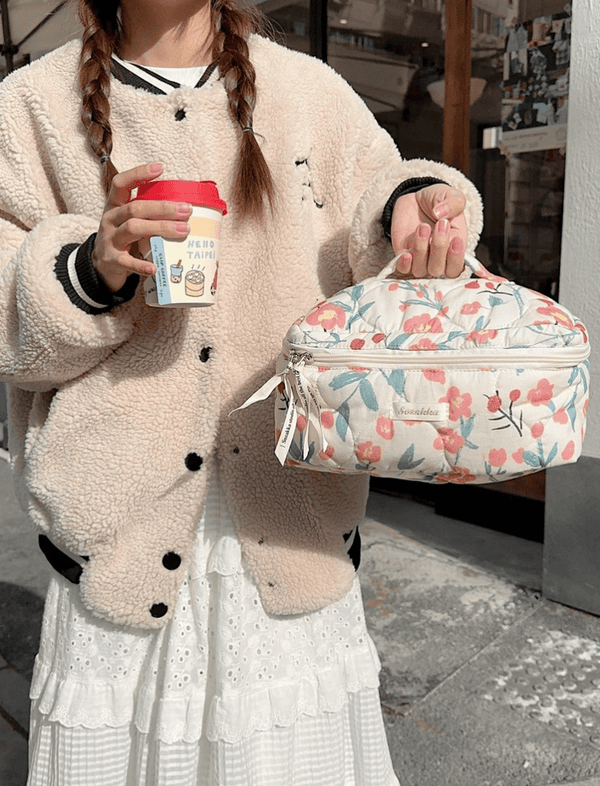 Cosmetiquera Floral Dream Rosada Ref. C054