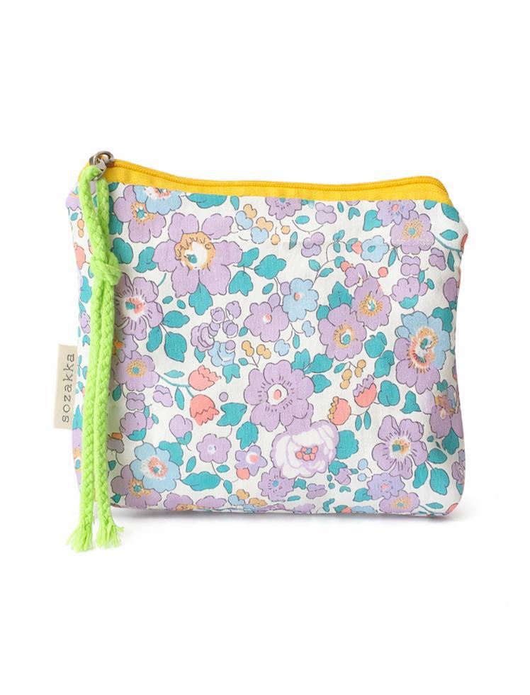 Cosmetiquera Floral Bliss Azul Ref. C057